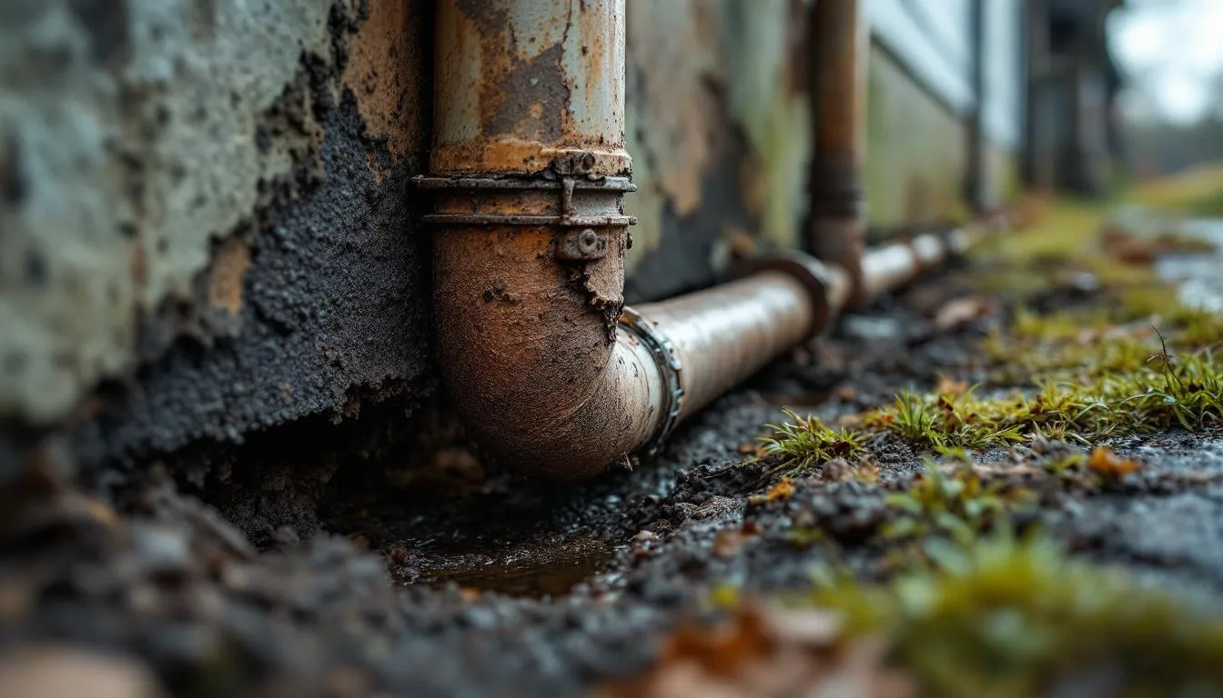 Aging or Failing Bathroom Plumbing Drain Lines